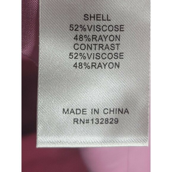 NWT Lovers + Friends Pajama Shirt in Pink & Plum Red SZ M - Picture 8 of 9